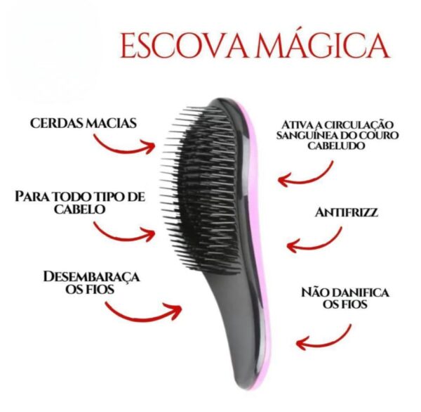 Escova Mágica para Cabelo Antifrizz. - Image 2