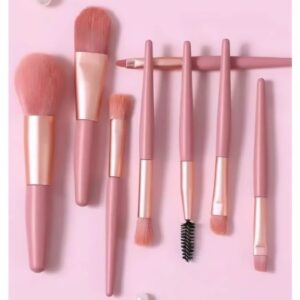 Conjunto de 8 Mini Pincéis para Maquiagem