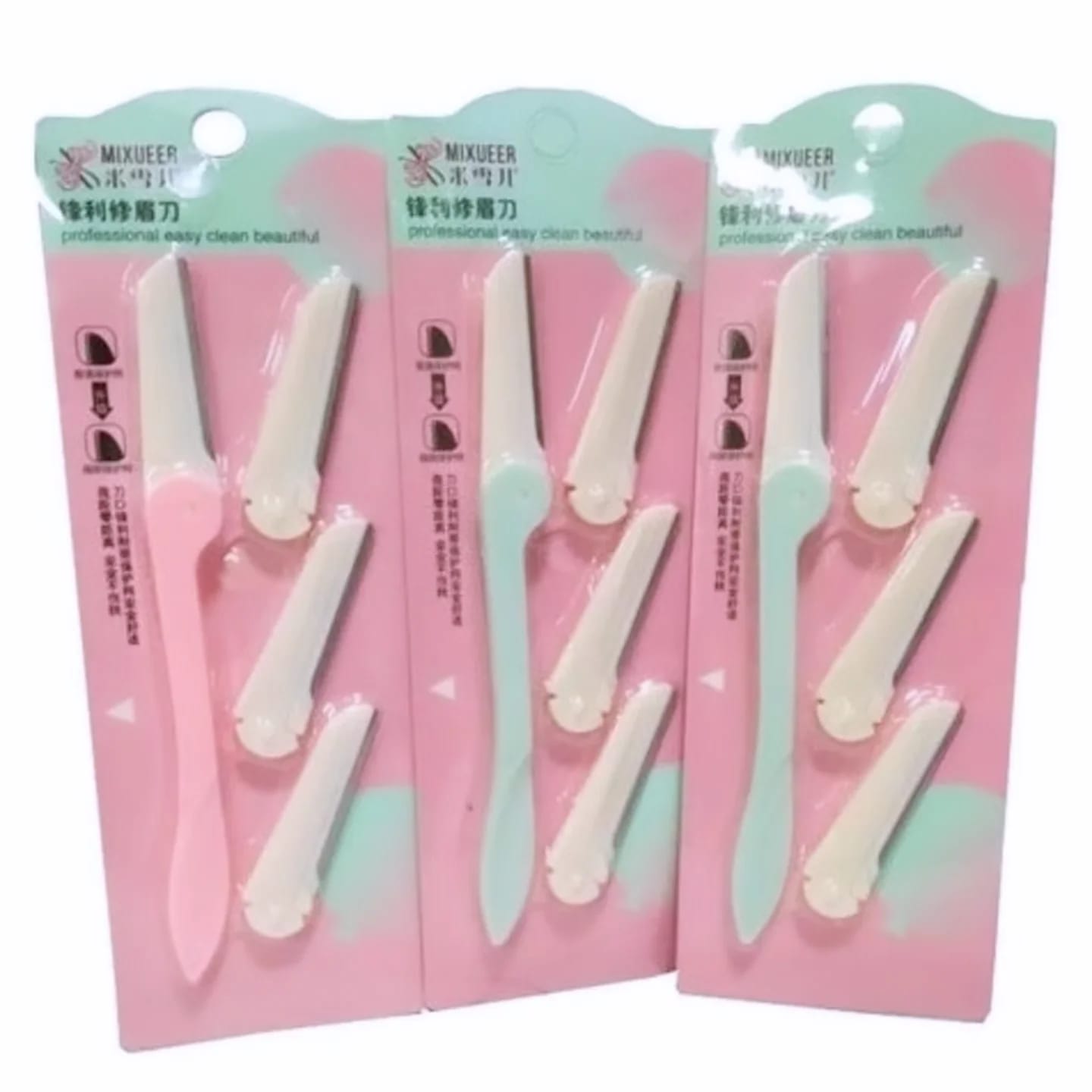 Navalha Feminina para Limpeza de Sobrancelhas e Rosto.