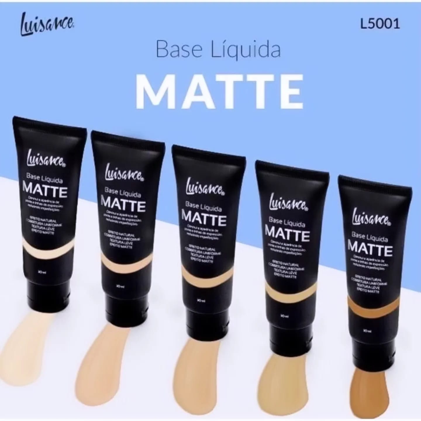 Base Líquida Matte de Alta Cobertuta - Luisance