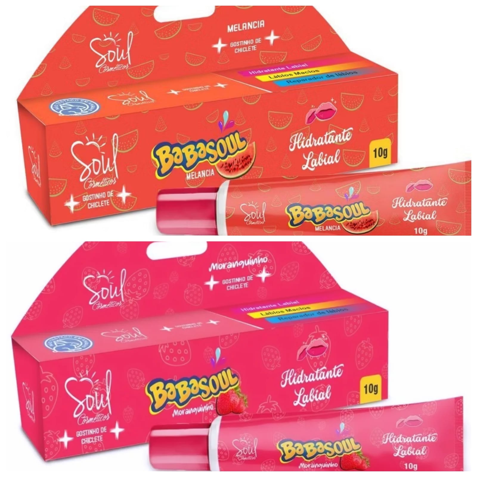 Hidratante Labial Cheirinho de Chiclete - BABASOUL